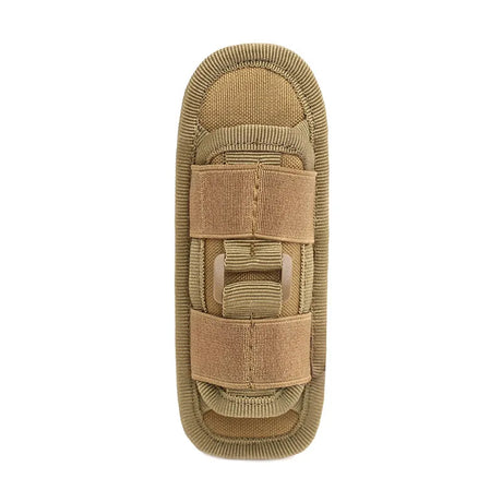 Flashlight Pouch 360 Degree Belt Clip Torch Holder Helmet & Pack Accessories BushLine Tan