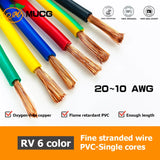 Flexible Copper Wire  Electric Power Cable 10 - 20 AWG electrical supplys  BushLine