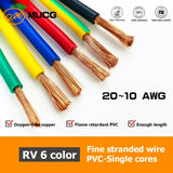 Flexible Copper Wire  Electric Power Cable 10 - 20 AWG electrical supplys  BushLine