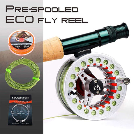 Fly Fishing Rod And Reel Combo Set marine  