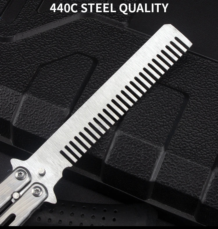 Foldable Stainless Steel Butterfly Comb Cool Stuff  BushLine