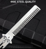 Foldable Stainless Steel Butterfly Comb Cool Stuff  BushLine