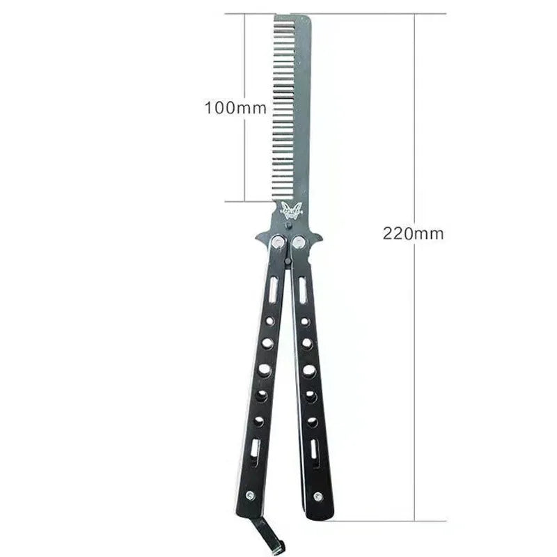 Foldable Stainless Steel Butterfly Comb Cool Stuff  BushLine