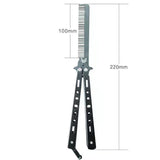 Foldable Stainless Steel Butterfly Comb Cool Stuff  BushLine