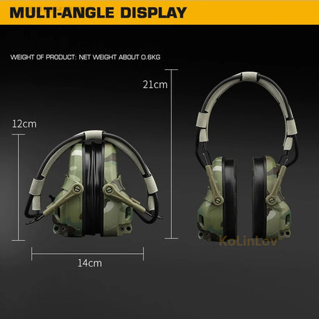 GEN 6 Noise Reduction Headset Helmet or Head Mounted 2 in 1 Survival  