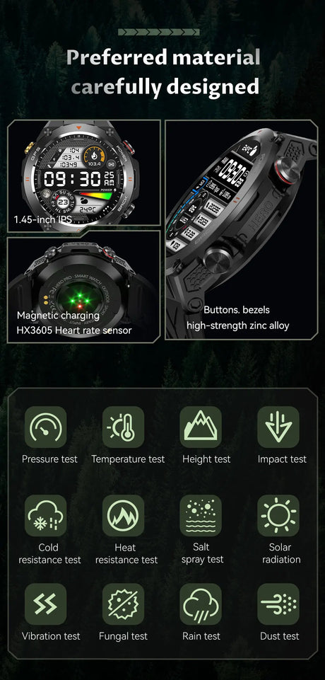 GPS Bluetooth GPS Smart Sports Watch 650mAh Battery Watchs  