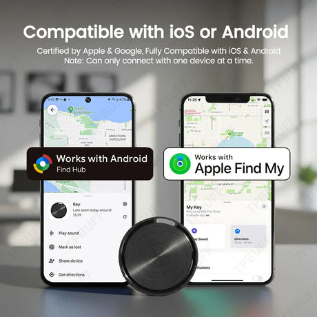 GPS Tracker Bluetooth Apple Android Compatible Security & Safety  