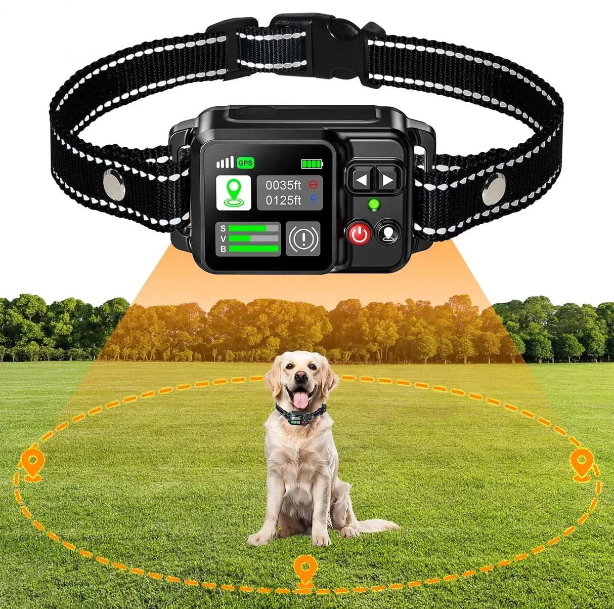 GPS Wireless Dog Fence & Training Collar Dog Stuff  