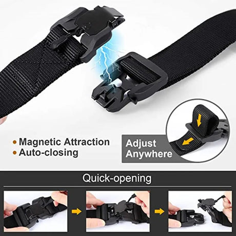 Genuine Tactical Belt Quick Release Magnetic Buckle belts  