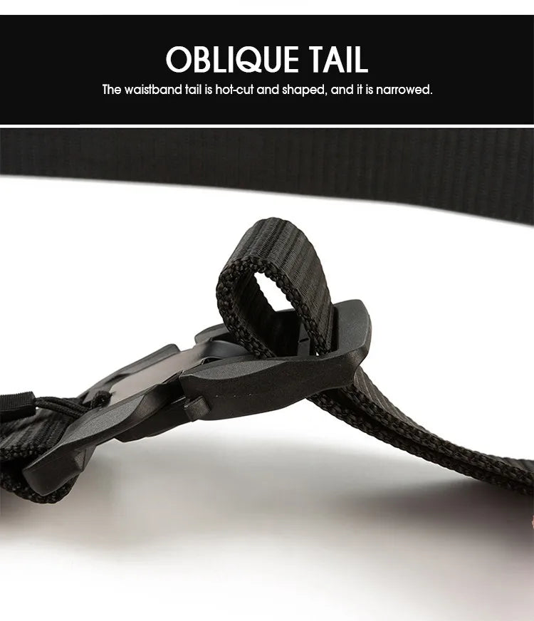 Genuine Tactical Belt Quick Release Magnetic Buckle belts  BushLine