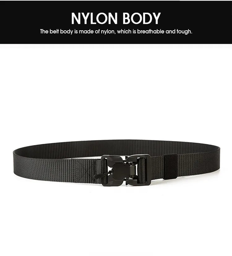 Genuine Tactical Belt Quick Release Magnetic Buckle belts  BushLine
