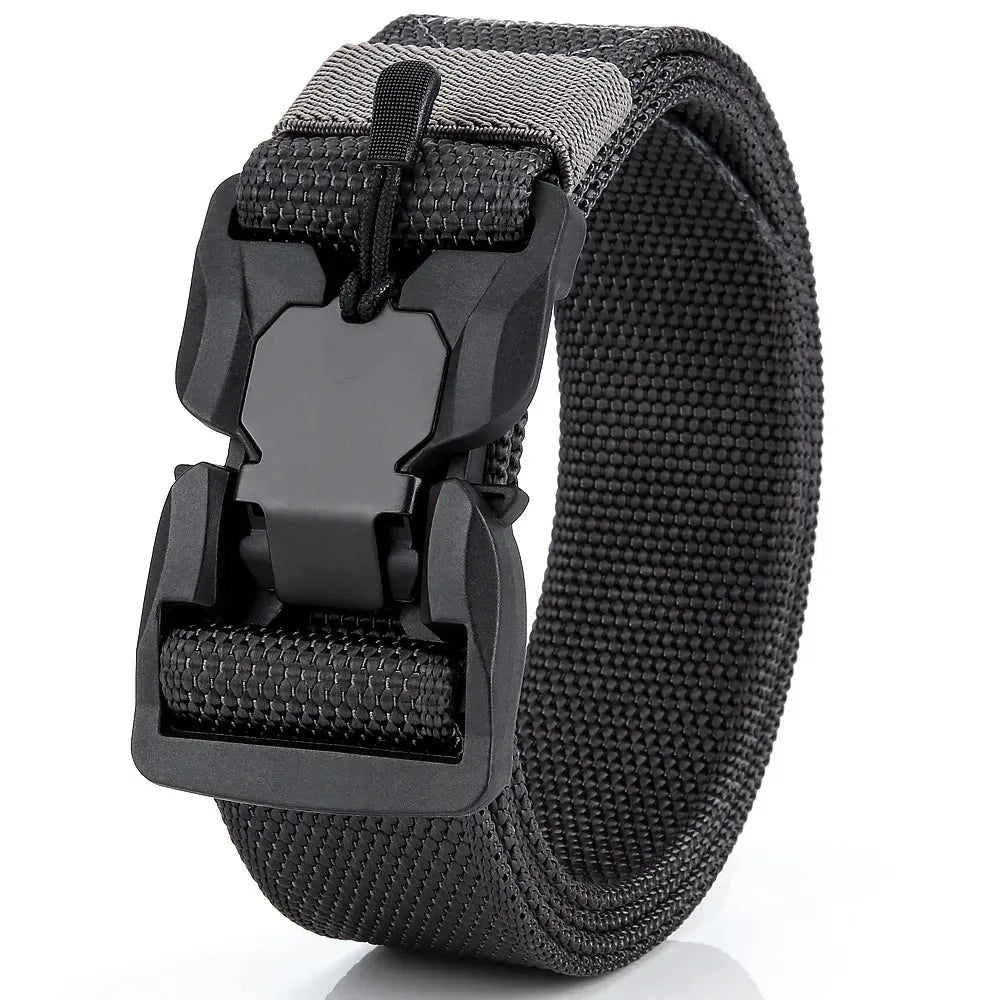 Genuine Tactical Belt Quick Release Magnetic Buckle belts BushLine gray 120cm