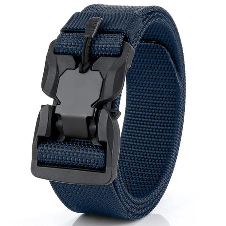 Genuine Tactical Belt Quick Release Magnetic Buckle belts BushLine blue 120cm