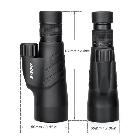 Glove Box Ready 10-30x50 Monocular IPX7 Optics  