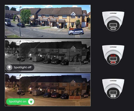 H.View 5Mp Ip Camera Ai Face Detection Security Cameras  