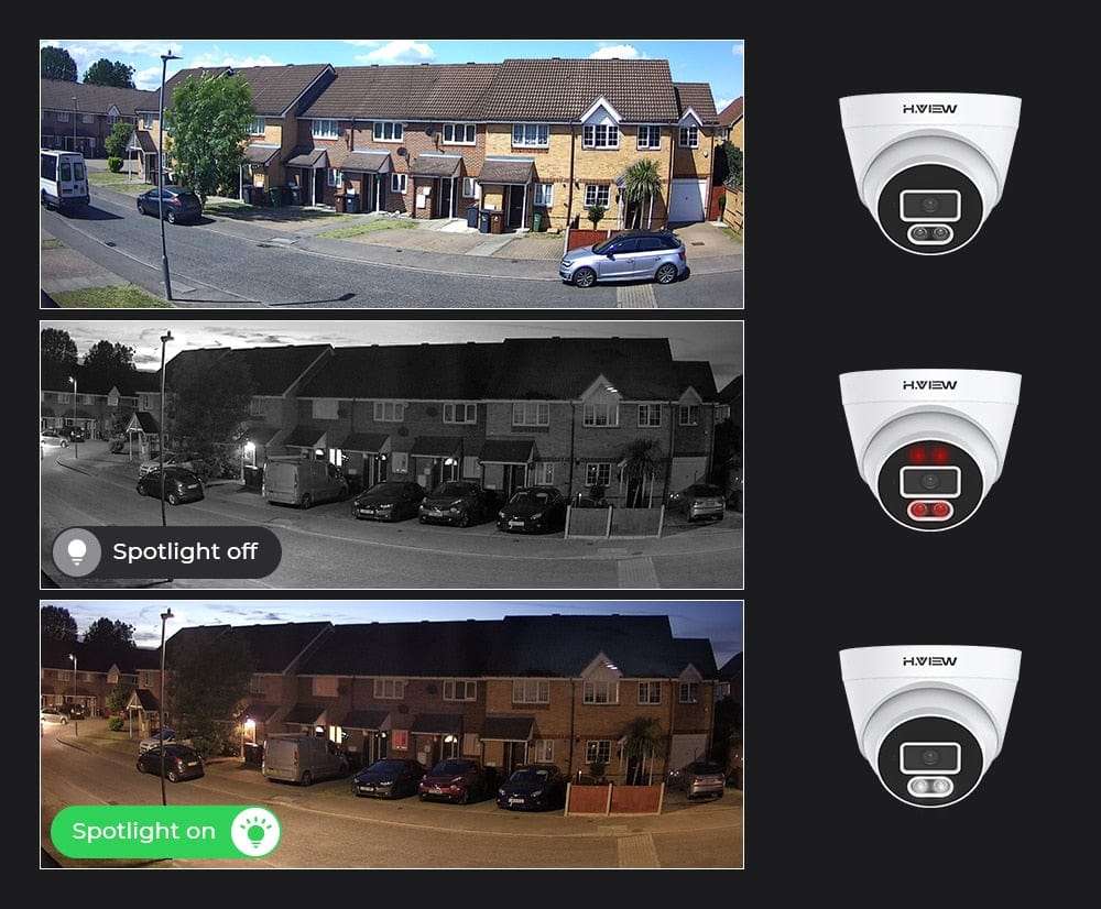H.View 5Mp Ip Camera Ai Face Detection Security Cameras  BushLine