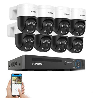 H.View AI Human Detect Security Camera Security Cameras  