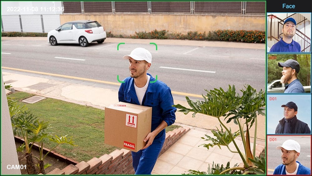 H.View Security AI Human Detection Camera Security Cameras  