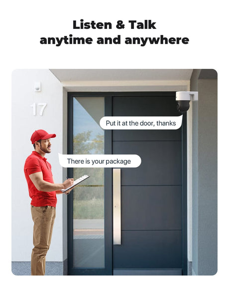 H.View Security AI Human Detection Camera Security Cameras  