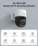 H.View Security AI Human Detection Camera Security Cameras  