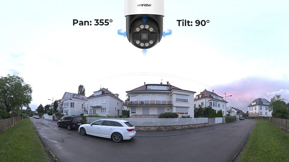 H.View Security AI Human Detection Camera Security Cameras  BushLine