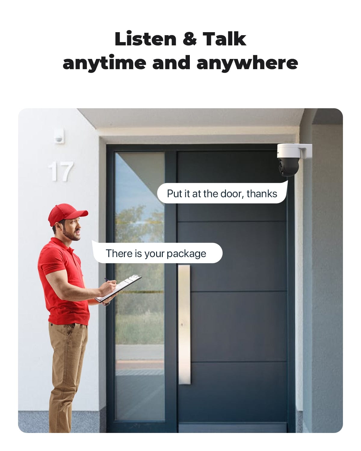H.View Security AI Human Detection Camera Security Cameras  BushLine