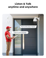 H.view 5MP 30X PoE PTZ Security Camera, Human Detection Security Cameras  