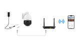 H.view 5MP 30X PoE PTZ Security Camera, Human Detection Security Cameras  BushLine