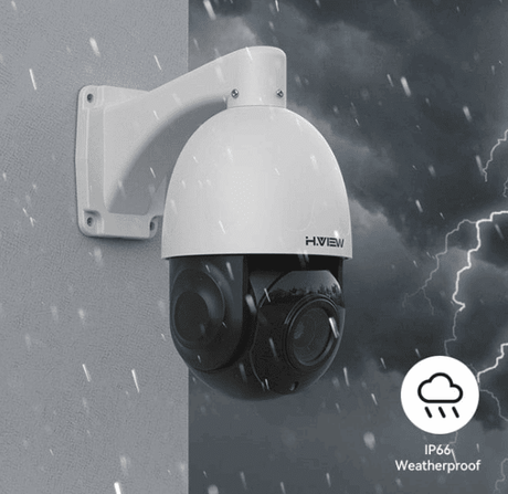 H.view 5MP 30X PoE PTZ Security Camera, Human Detection Security Cameras  BushLine