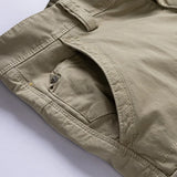 Rugged Men's Cotton Dress Casual Cargo Shorts Cargo Pants BushLine   