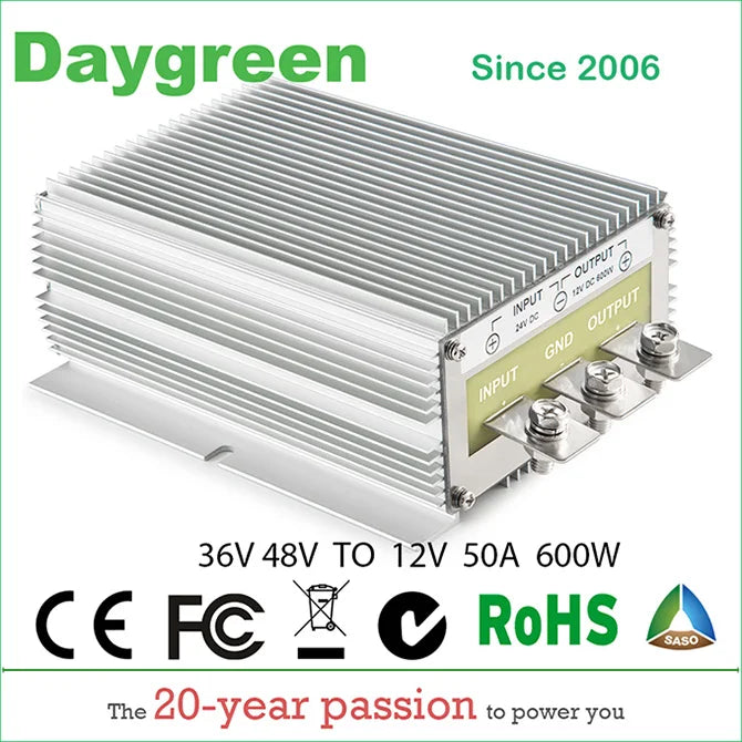 48V TO 12V Voltage Reducer DC DC Step Up - Down Converter Wind & Solar Controllers BushLine 48V to 12V 50A