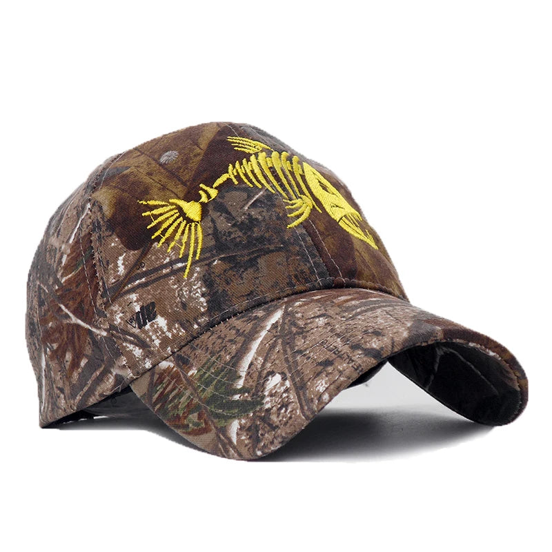 Camo Fishing Caps Cotton Jungle Hat Unisex caps BushLine   