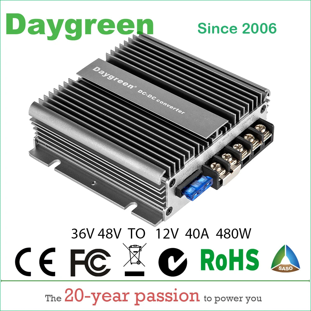 48V TO 12V Voltage Reducer DC DC Step Up - Down Converter Wind & Solar Controllers  BushLine