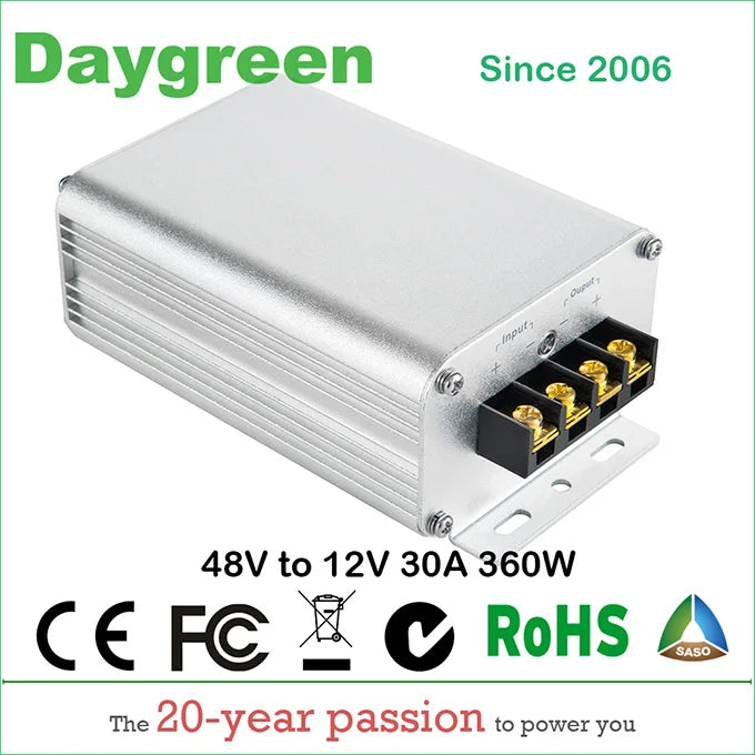 48V TO 12V Voltage Reducer DC DC Step Up - Down Converter Wind & Solar Controllers  BushLine