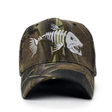 Luminous  Camo Fishing Baseball Cap tactical caps BushLine   