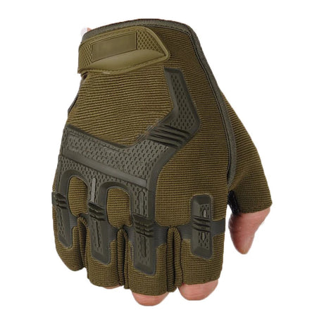 Half Finger Gloves Anti-Slip Safety & Work gloves BushLine color B