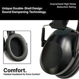 Hearing Protection Pro-Grade Soundproof Ear Muffs Hi-Vis & Safety  BushLine