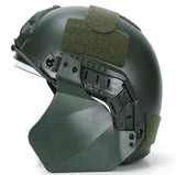 Helmet Side Cover Ear & Neck Protection Helmet & Pack Accessories BushLine Green Cover
