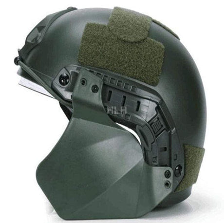 Helmet Side Cover Ear & Neck Protection Helmet & Pack Accessories BushLine Green Cover