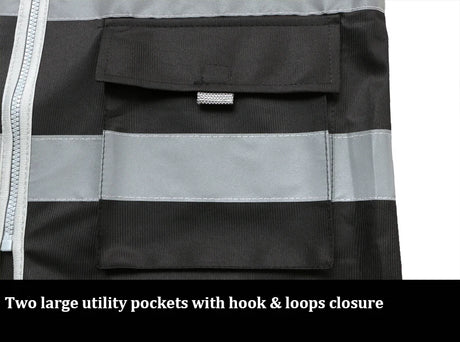 Hi Vis Multi-Pocket Safety Vest FIFO Work security safety  