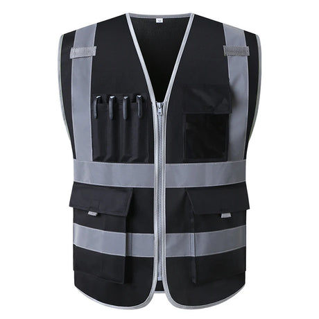 Hi Vis Multi-Pocket Safety Vest FIFO Work security safety  