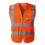 Hi Vis Multi-Pocket Safety Vest FIFO Work security safety  
