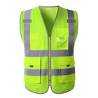 Hi Vis Multi-Pocket Safety Vest FIFO Work security safety  