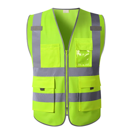 Hi Vis Multi-Pocket Safety Vest FIFO Work security safety  
