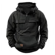 Hoodie Sweatshirt Half Zip with Pockets Solid Color Hoody outdoor equipment  