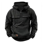 Hoodie Sweatshirt Half Zip with Pockets Solid Color Hoody outdoor equipment  
