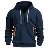 Hoodies Multi-pocket with zips Pullover Sweatshirts Outdoor Shirts & Tops  