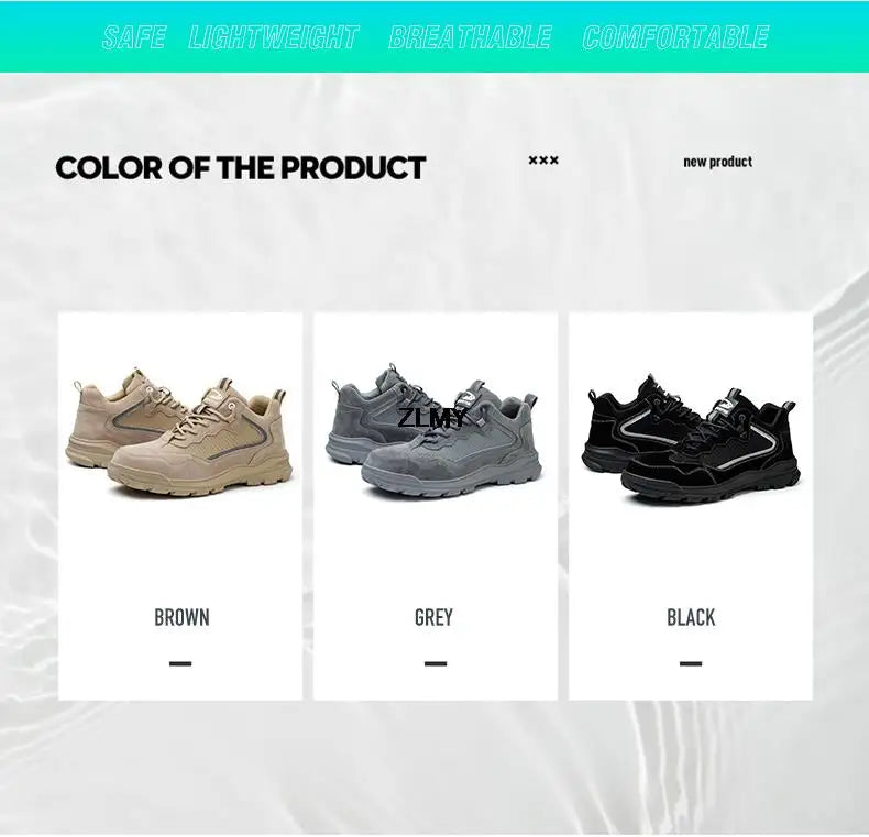 Impact Proof Protective Work Safety Shoe Adventure Footware  