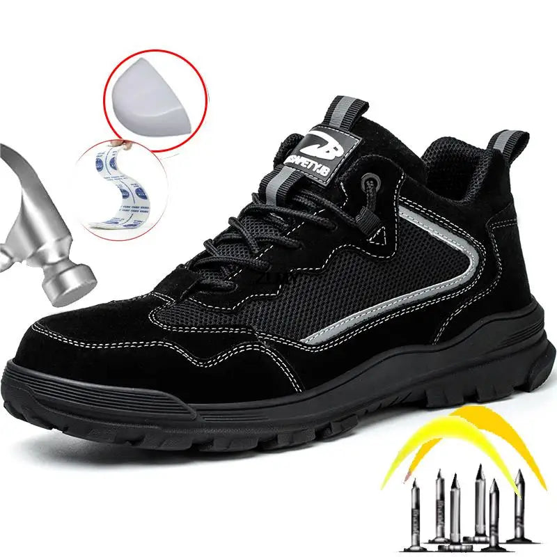 Impact Proof Protective Work Safety Shoe Adventure Footware  BushLine