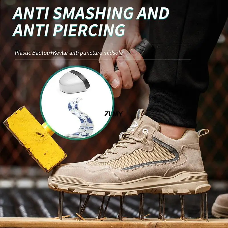 Impact Proof Protective Work Safety Shoe Adventure Footware  BushLine